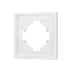 Изображение Рамка 1 пост пластиковая Arlight TENDO, белый soft-touch 054645